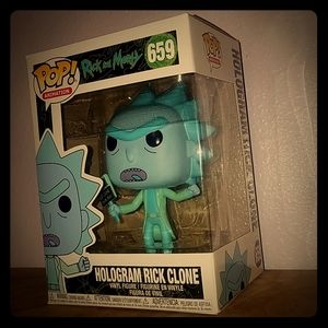 Pop! Animation Hologram Rick Clone 659